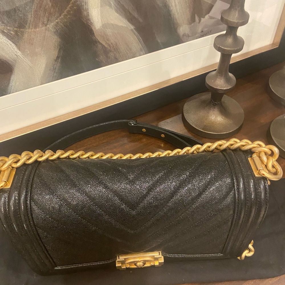 SOLD OUT””””Chanel old medium boy bag - Picture 2 of 6